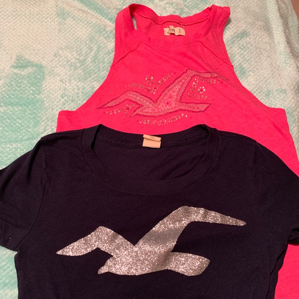 two hollister shirts
